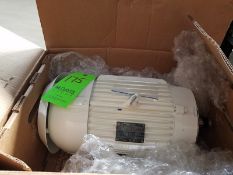 Weg CT007402NPU22 pump motor, 7.5 HP, volt 208-230/460, 3-phase, FR 213/5TC, RPM 3520