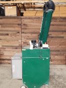 Farr Zephyr Camfil dust collector, volt 110, 9' snorkel, casters, YR 2015 (Loading Fee $100)