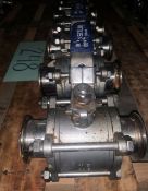 One Lot 5 Stainless Steel 2" Valves (LOCATED IN IOWA, Free RIGGING and Loading INCLUDED WITH SALE