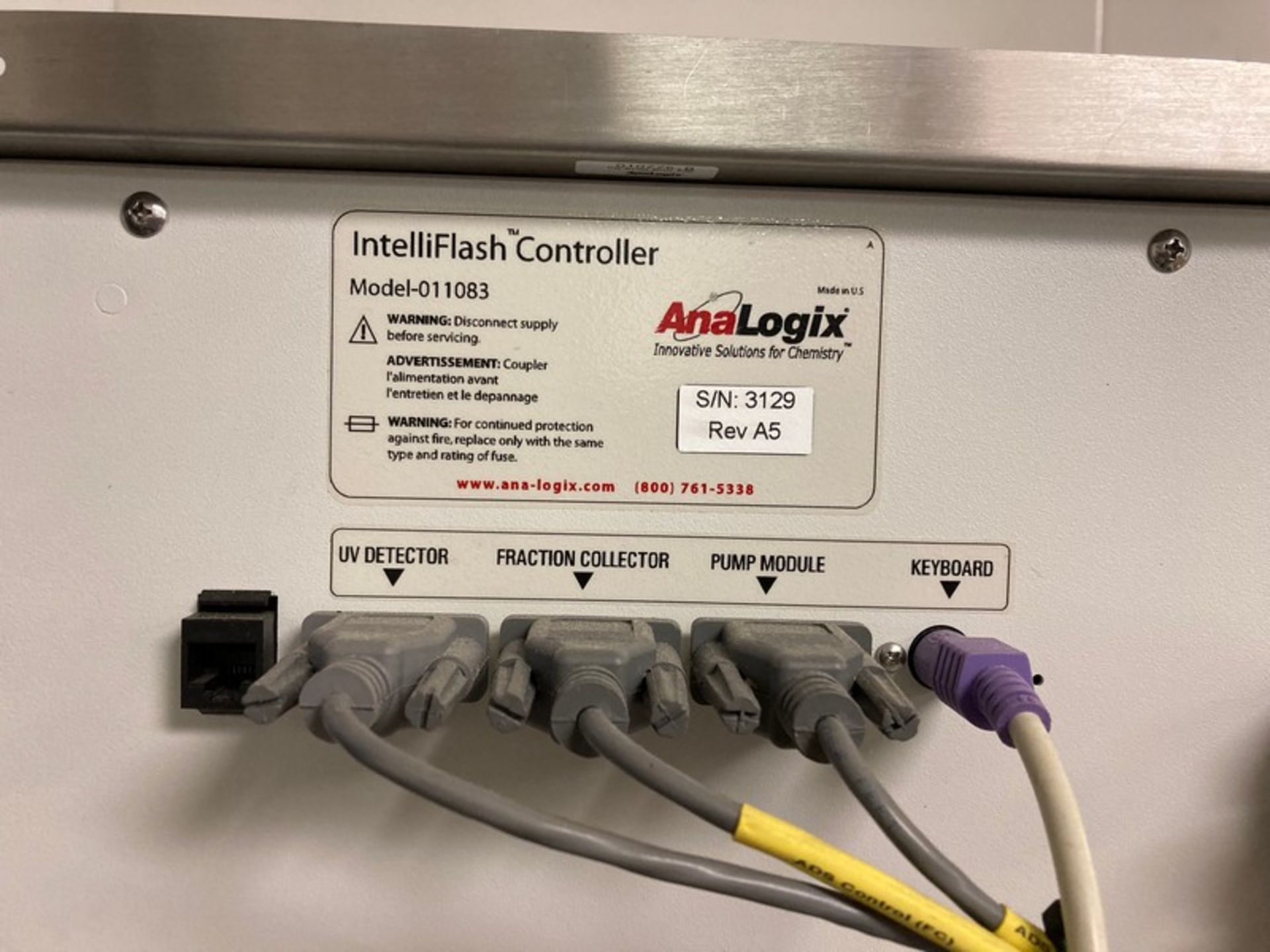 Analogix Intelli-Flash 280 Fraction Collector Chromatography Workstation, Model #011085 (elevator - Image 5 of 8