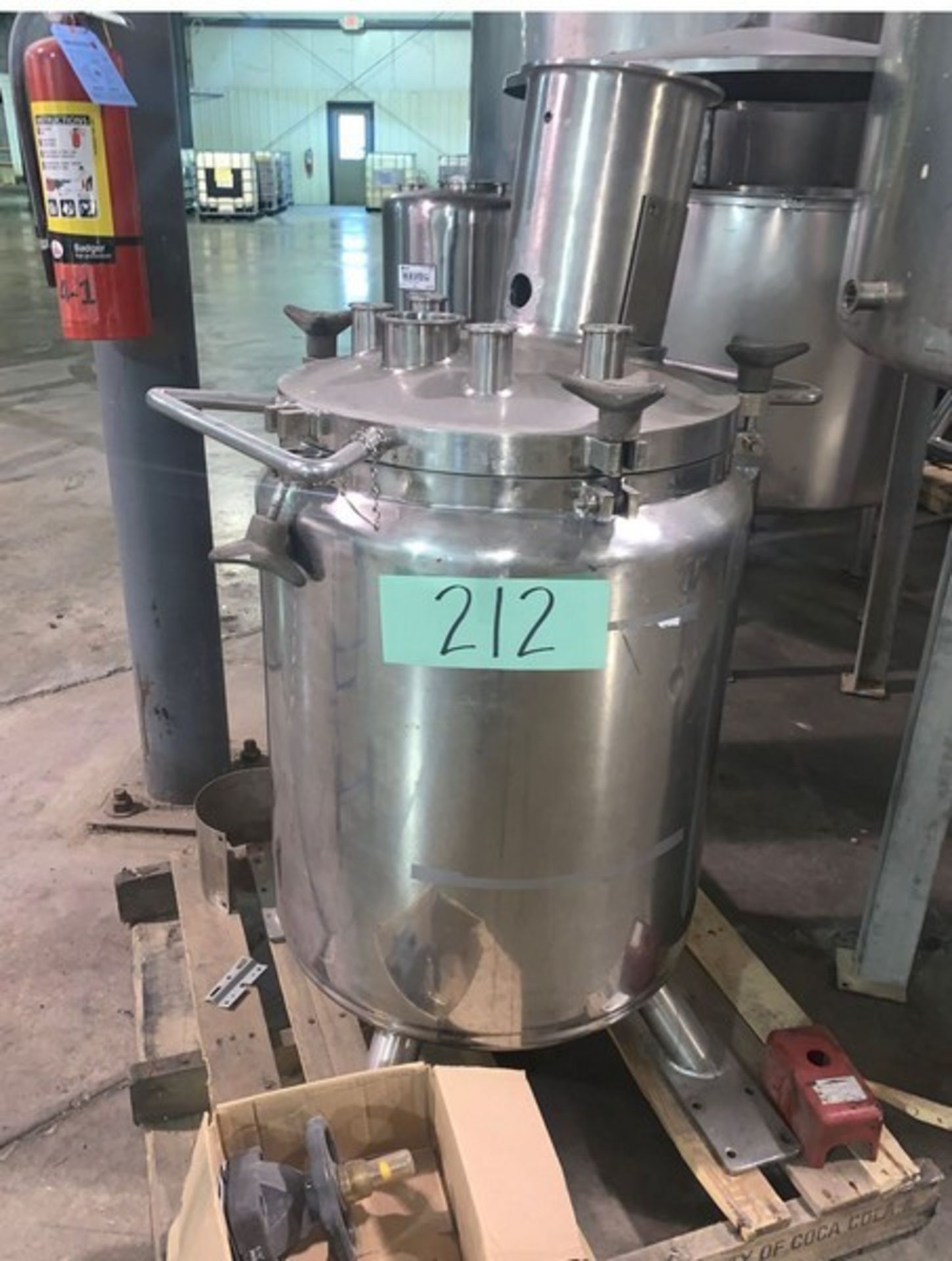 Lee Industries 100 Liter Stainless Steel Jacketed kettle (LOCATED IN IOWA, Free RIGGING and