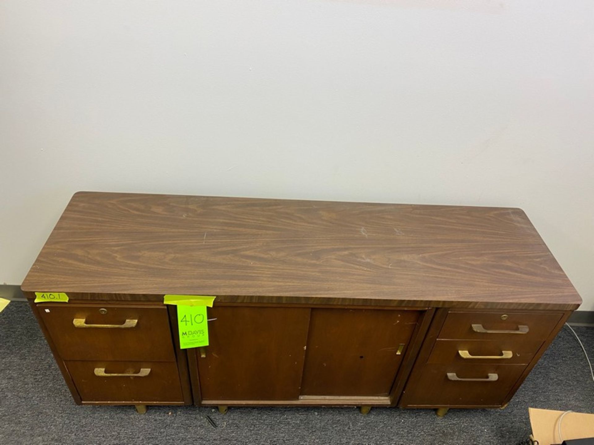 2 Wood Credenzas: one(1) 63"Wx18"Dx29"H and one(1) 59"Wx21"Dx30"H (Elevator Handling Fee $20) ( - Image 7 of 10