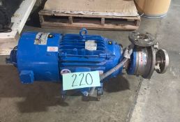 Fristam Stainless Steel Pump 15HP (LOCATED IN IOWA, Free RIGGING and Loading INCLUDED WITH SALE