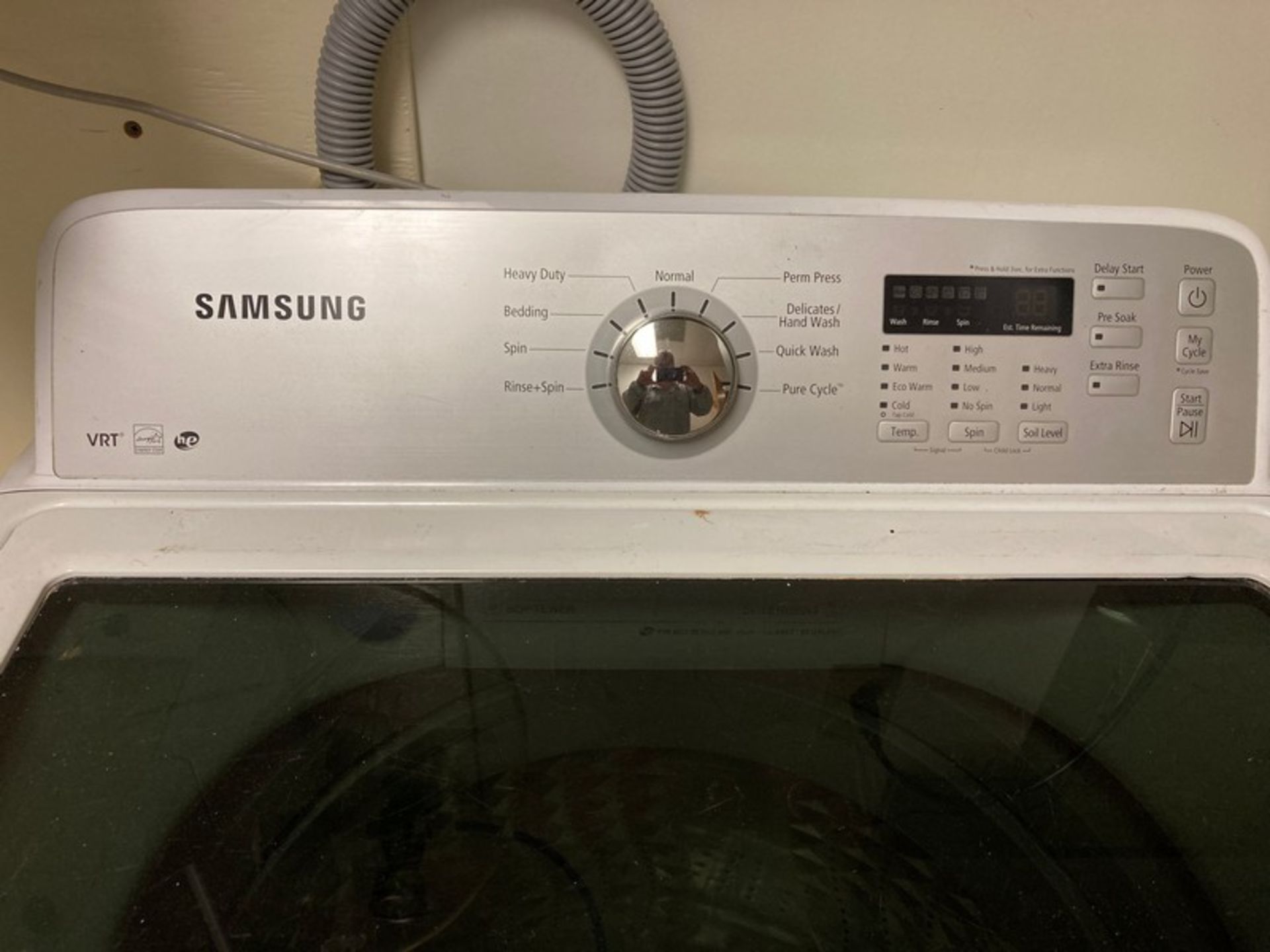 Samsung Hi-Efficiency Top Load Washer VRT / Working / Not Used for Lab Items. (Elevator Handling Fee