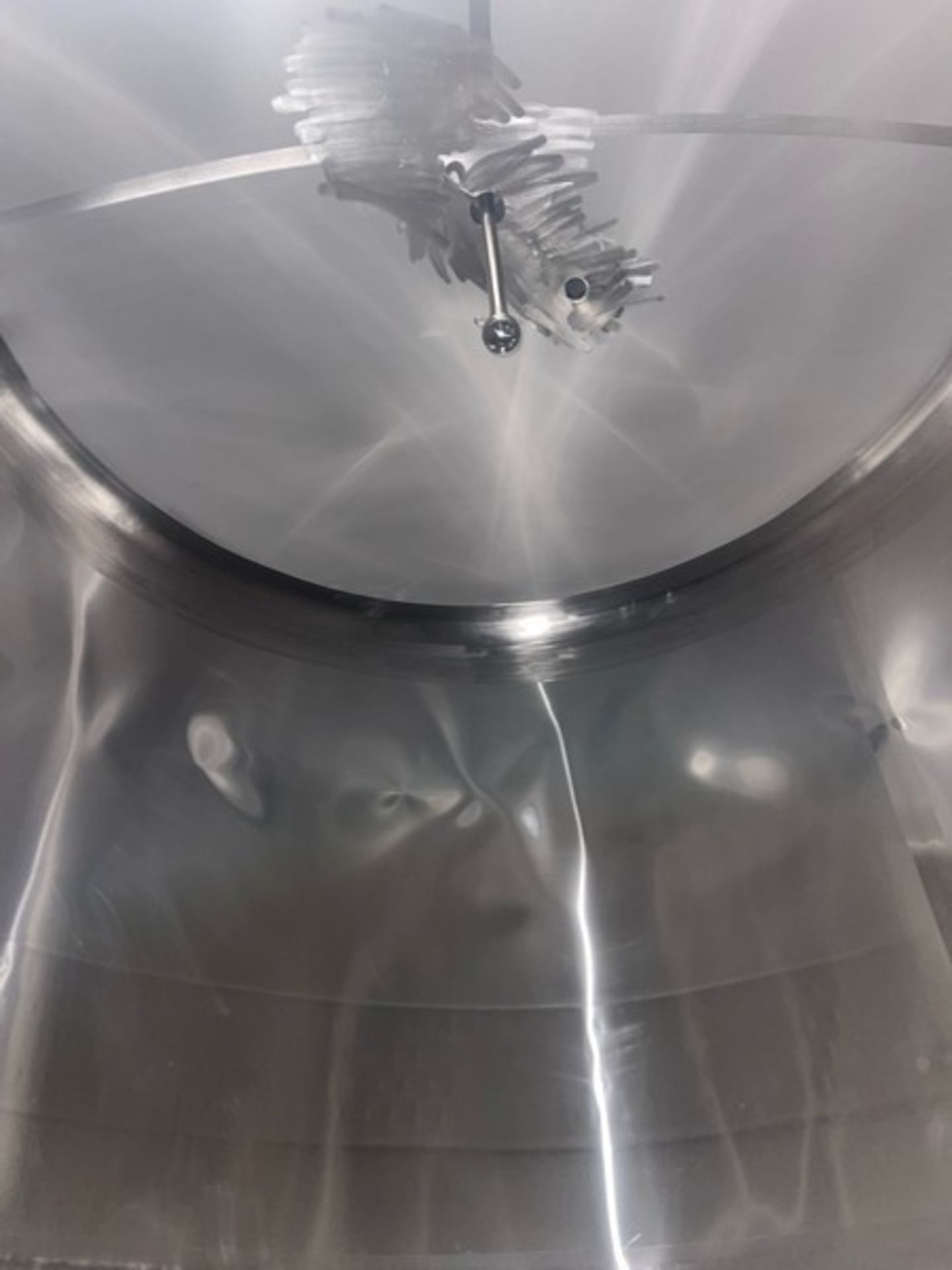 Mueller 60 BBL Stainless Steel Cone Bottom dimple jacketed fermenter with discharge port with - Bild 4 aus 6