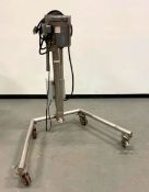 Drop in Tank Mixer with stand. 1.5 Hp, 208-230/460 Volt, 3 Phase, 60 Hz Motor. Stand is in wheels