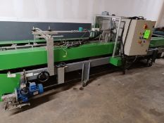 Imball Model CI-9 Top Carton / Case Gluer Nordson hose and gun still mounted on the machine.A Carton