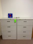 2 filing cabinets. 36"Wx18"Dx52"H (Elevator Handling Fee $20) (Located New Brunswick, NJ)