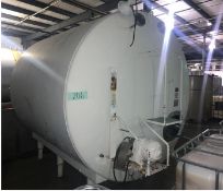 3000 Gallon Stainless Steel Horizontal Tank - Insulated and with mixer (LOCATED IN IOWA, Free