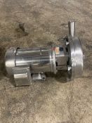 Alfa Laval LKH 20 Centrifugal Pump, 2x3, Equipped with a Sterling 5 hp Electric Motor with 1760 rpm.