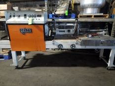 Belco STC 2520 Combo L-Bar Sealer and Shrink Tunnel, S/N 5268, Volt 240, 1-Phase