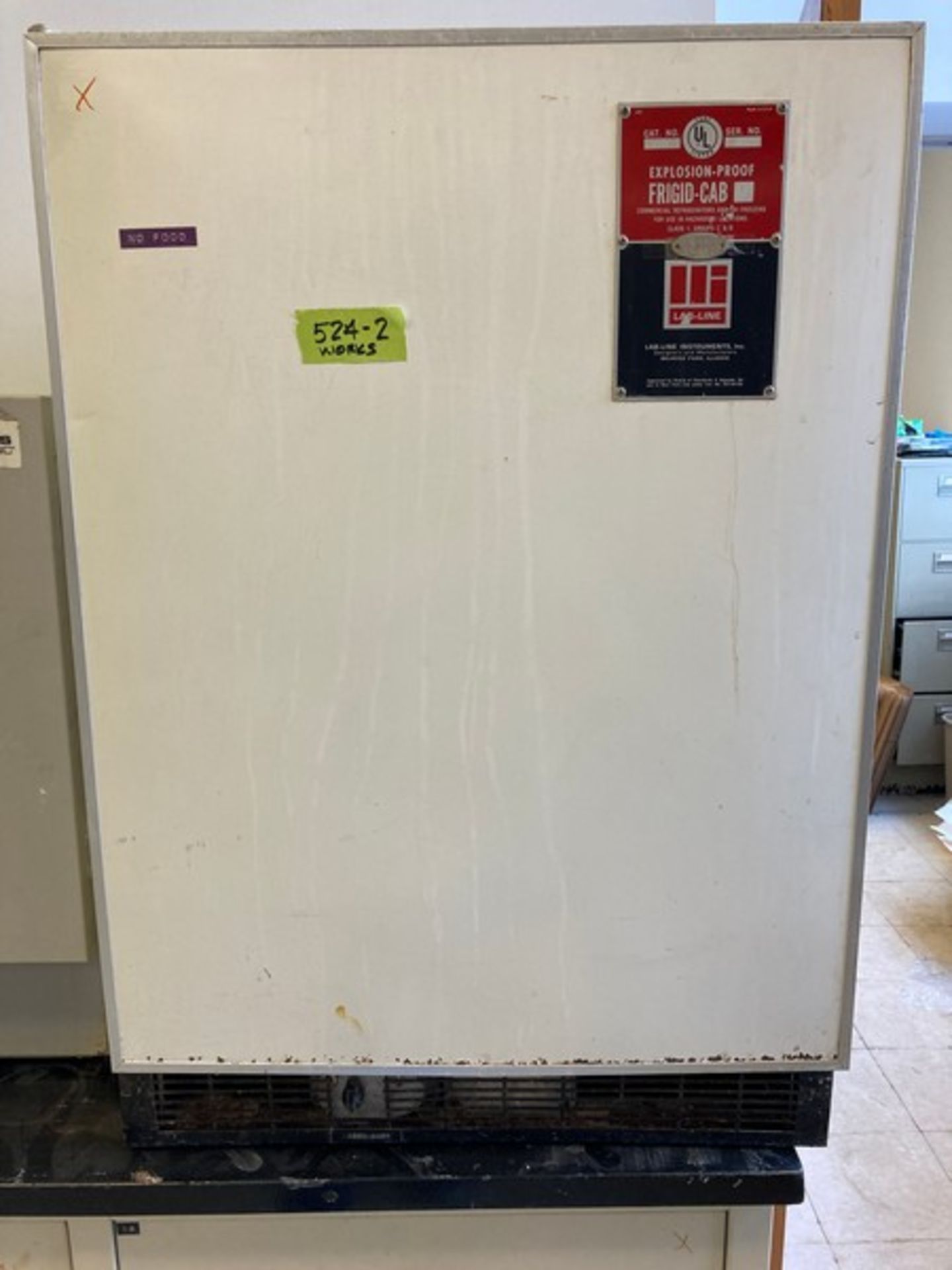 2 Lab items and Glassware: Explosion-Proof Refrigerator - Lab-Line Instruments 3557, 24"Wx24"Dx34. - Image 2 of 4
