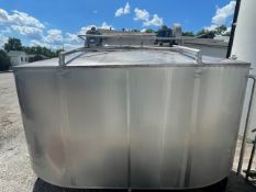 Aprox. 45,000 lb Capacity Double O Cheese Vat, Aprox. 12’ tall, 10’ wide, 16’ long. Nice