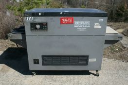 Beseler T-20-9 Heat Tunnel, S/N 11910976, 220 V, 60 Hz, 3 Phase, 40 Amps (Loading/Handling Fee $300)