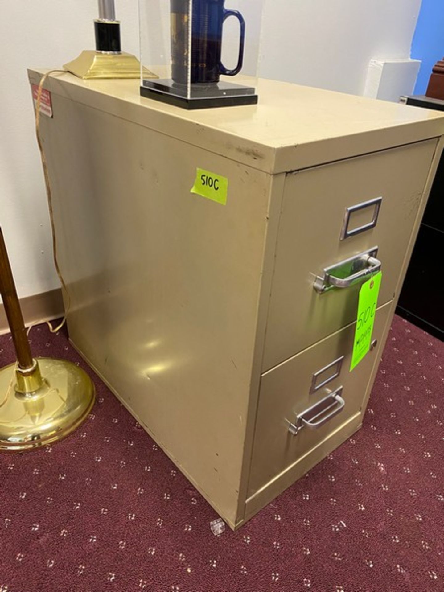 2-drawer fireproof filing cabinet 17"W x 29"D x 29"H (Elevator Handling Fee $20) (Located New - Image 2 of 4