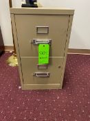 2-drawer fireproof filing cabinet 17"W x 29"D x 29"H (Elevator Handling Fee $20) (Located New