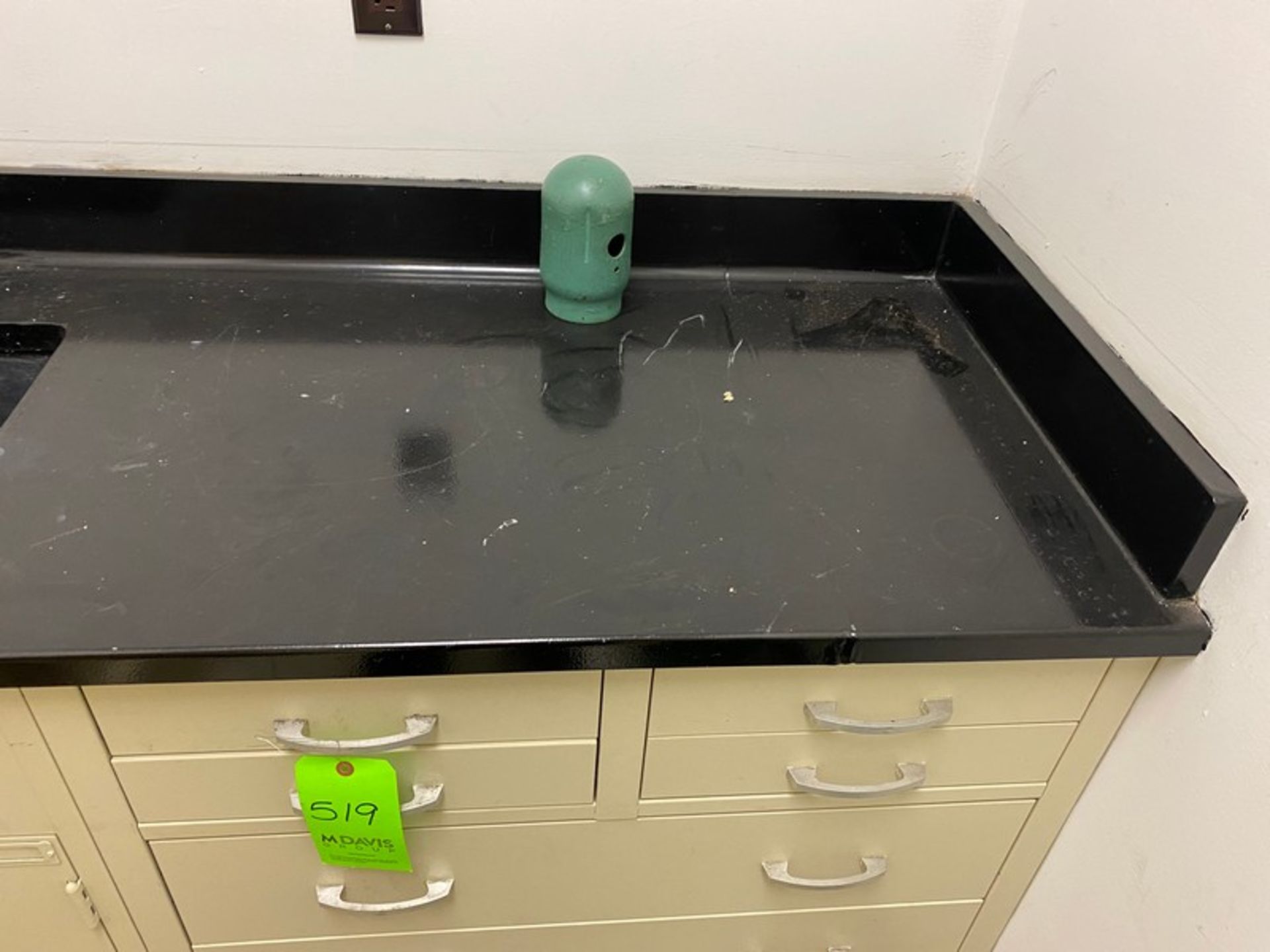 1-lab sink & top with base and drawers 59"Wx24"Dx37.5"H (Elevator Handling Fee $30) (Located New - Image 2 of 5