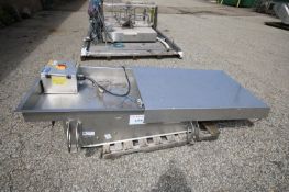 PPM Aprox. 7' L x 30" W x 5" D S/S Shaker Conveyor, Model WF Advance, 230V with Cover & Control