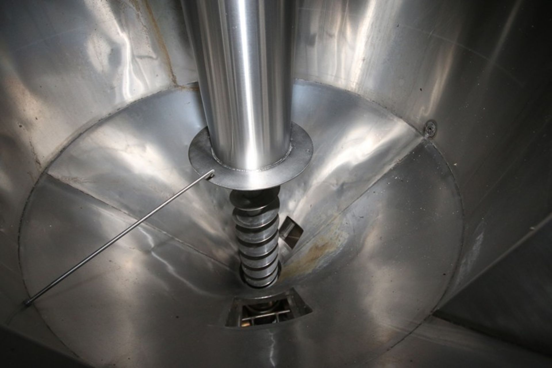 American Extrusion S/S Vertical Corn Meal Mixer,with Cone Bottom & Aprox. 26" W x 23" L Feed - Image 8 of 10