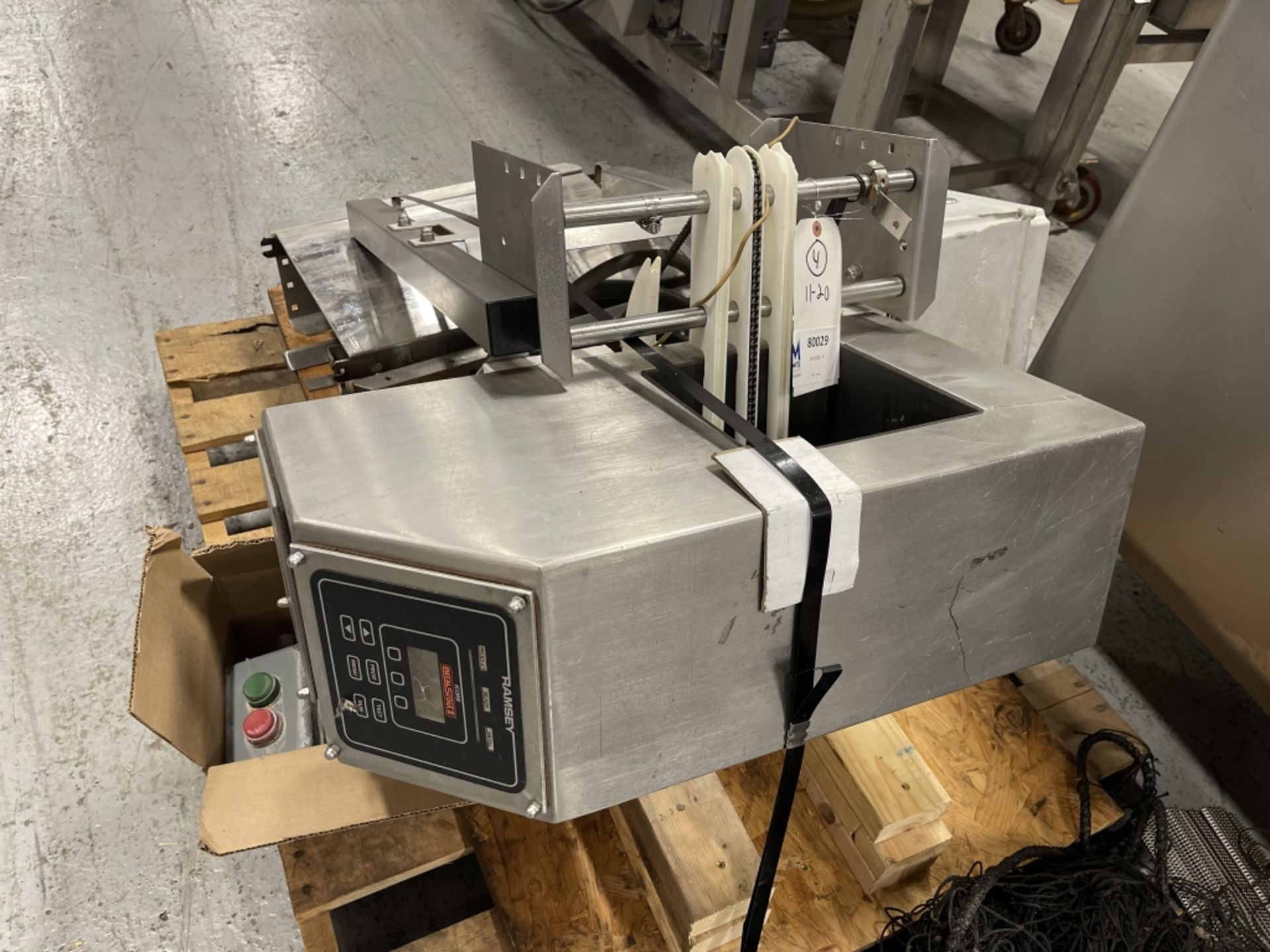 Ramsey / Icore S/S Check Weigher/Metal Detector, Type Metal Scout II, with Aprox. 8" W x 7" H - Image 2 of 2
