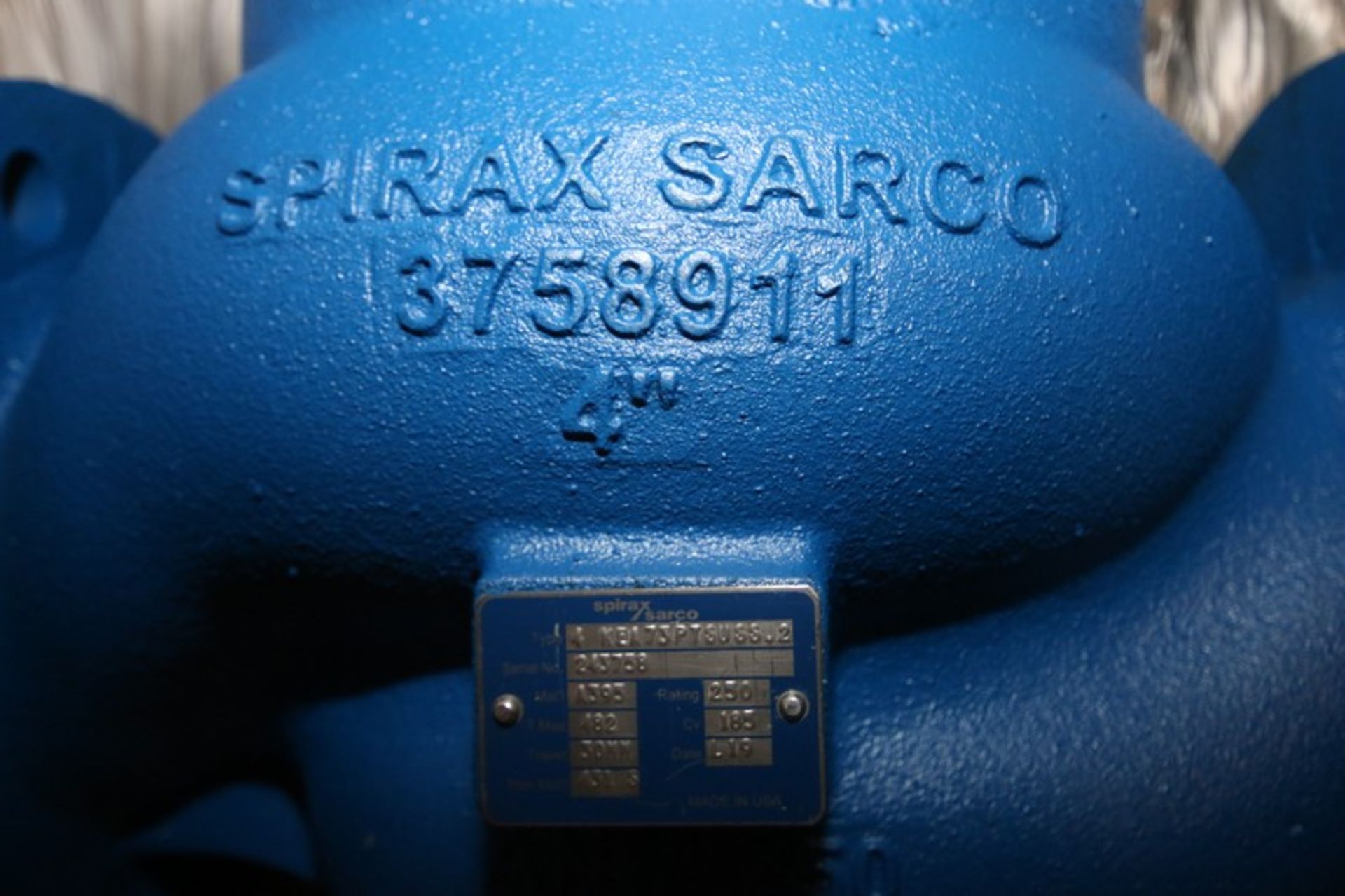 New Spriax/Sarco 4" Control Valve, Type 4KEA73PTSUSS.2, SN 243758, with SP400 Controller(INV# - Image 2 of 4