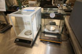 Lot of (2) Lab Analytical Scales, (1) Mettler Model AE 163 & (1) Sartorius Type B1205-OUR (INV#