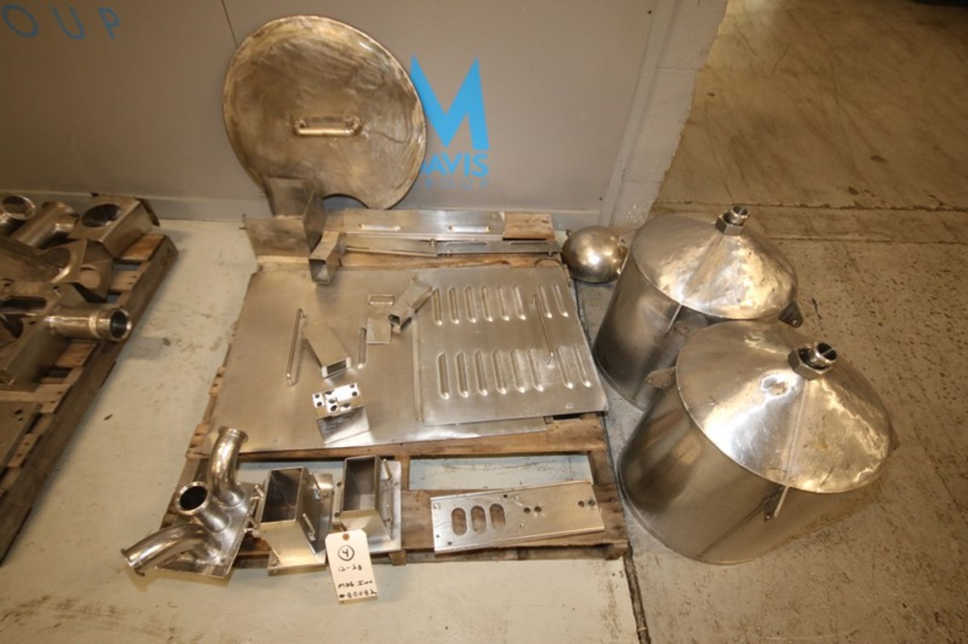 Lot of Assorted APV Ice Cream Carton Filler Parts Including Neapolitan Head, Doors, Bowls & Etc.(