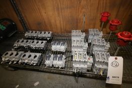 Lot of Assorted Allen Bradley Switch Panel Electrical Including (5) 30 Amp Switches Cat No. 194R-