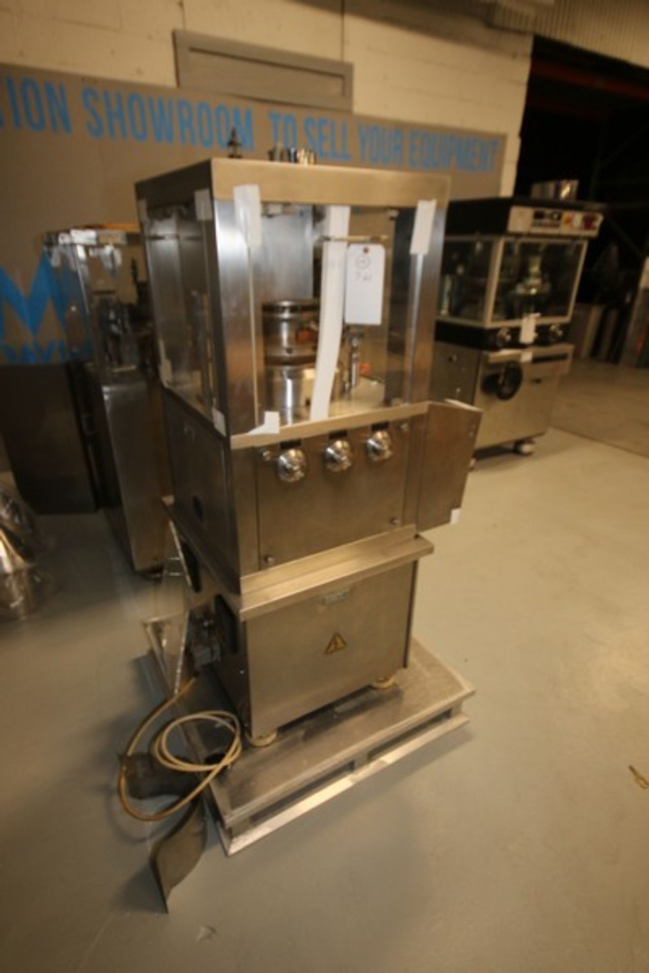 Vanguard 16-Station Tablet Press, with Pro-Face Digital Display, with (2) S/S Hoppers, Mounted on - Image 3 of 12