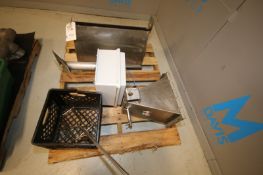 Lot of Assorted S/S Hoppers, Control Cabinet & Agitation Shaft (INV#81455)(Located @ the MDG Auction