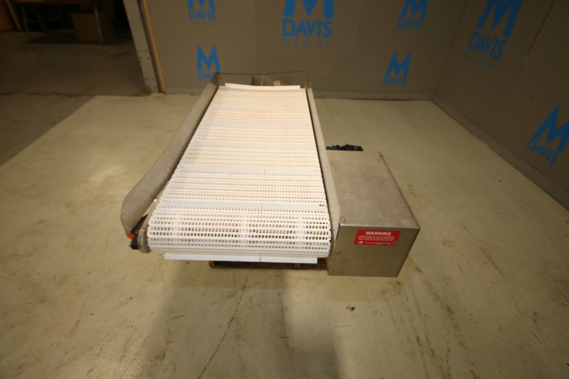 Universal Packaging Inc Aprox 9' L x 30" H x 18" W S/S Inclined Conveyor, Model TC.18.72 M, SN 1736, - Image 4 of 6