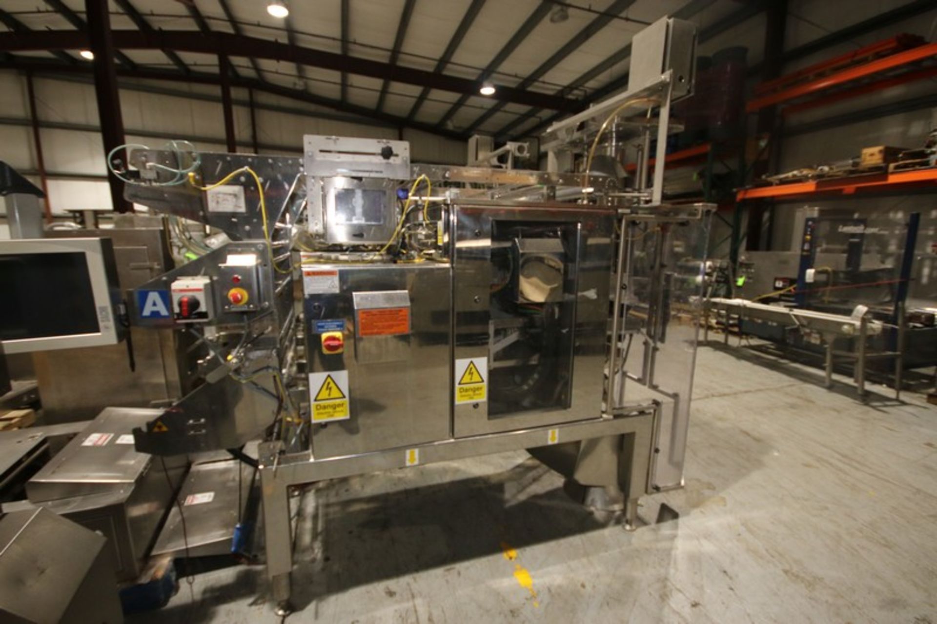 HayssenSandiacre Vertical Form, Fill, & Seal Machine, M/N NOVUS 350, All Stainless Steel Design, - Image 9 of 19