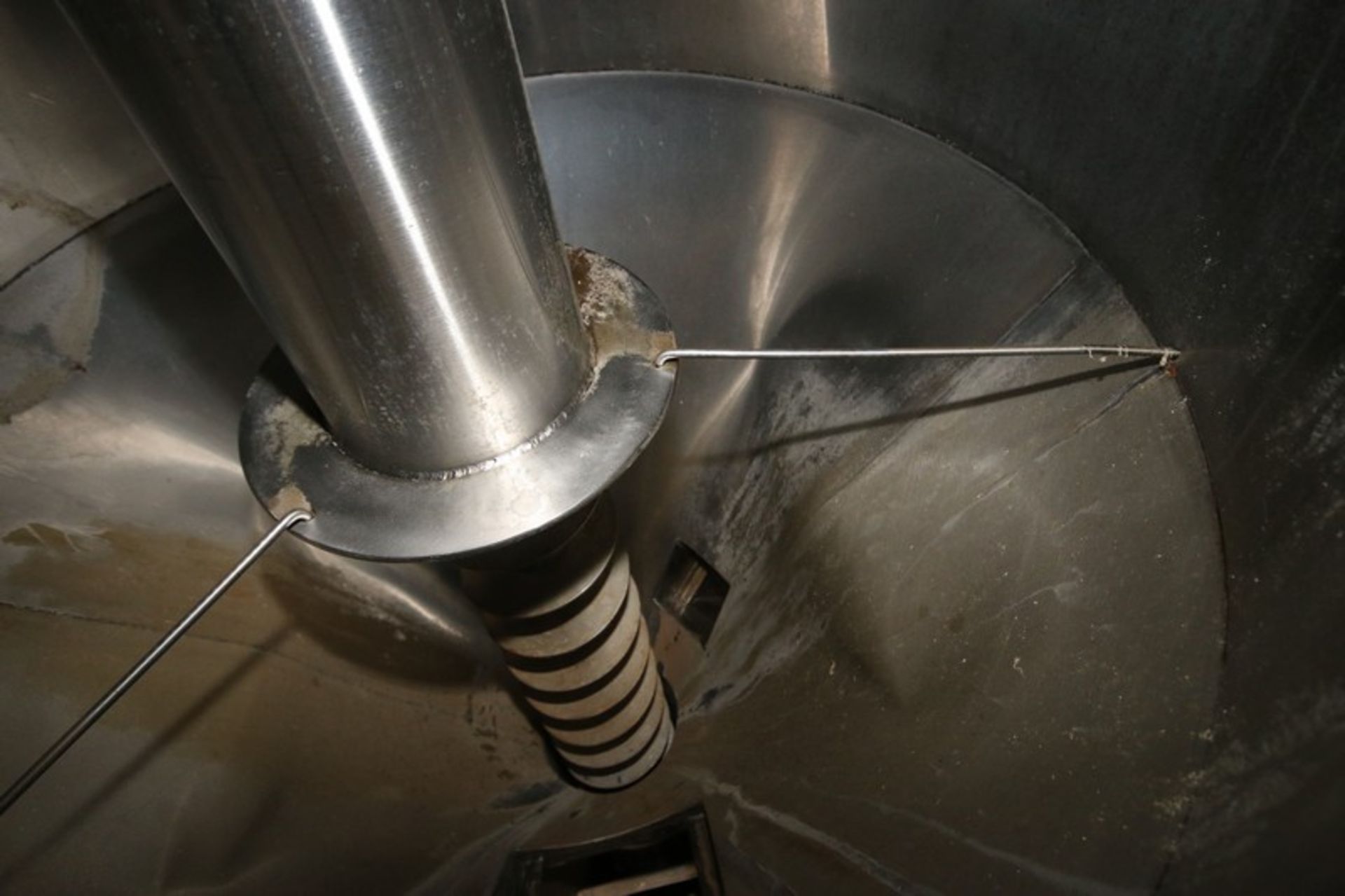 American Extrusion S/S Vertical Corn Meal Mixer, with Cone Bottom Hopper with Powered Auger & Aprox. - Image 6 of 10