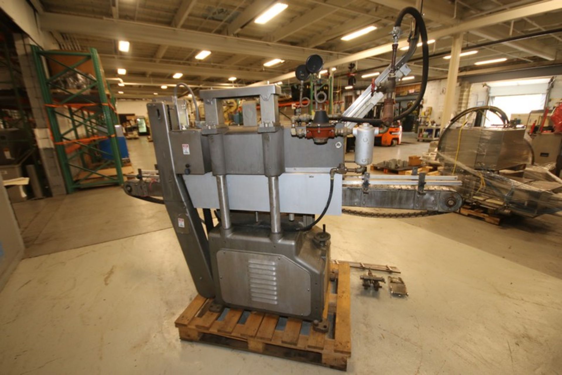 Diversified Capping In-Line Capper, Model 76-100, SN 76-221, with 4" W S/S Conveyor, Includes Feed - Image 6 of 8