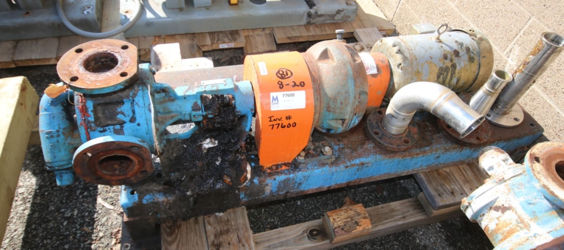 Viking 10 hp Centrifugal Pump, Model LL125, with 1760 rpm Motor, 230/460V 3 Phase, 3" x 3" Flanged