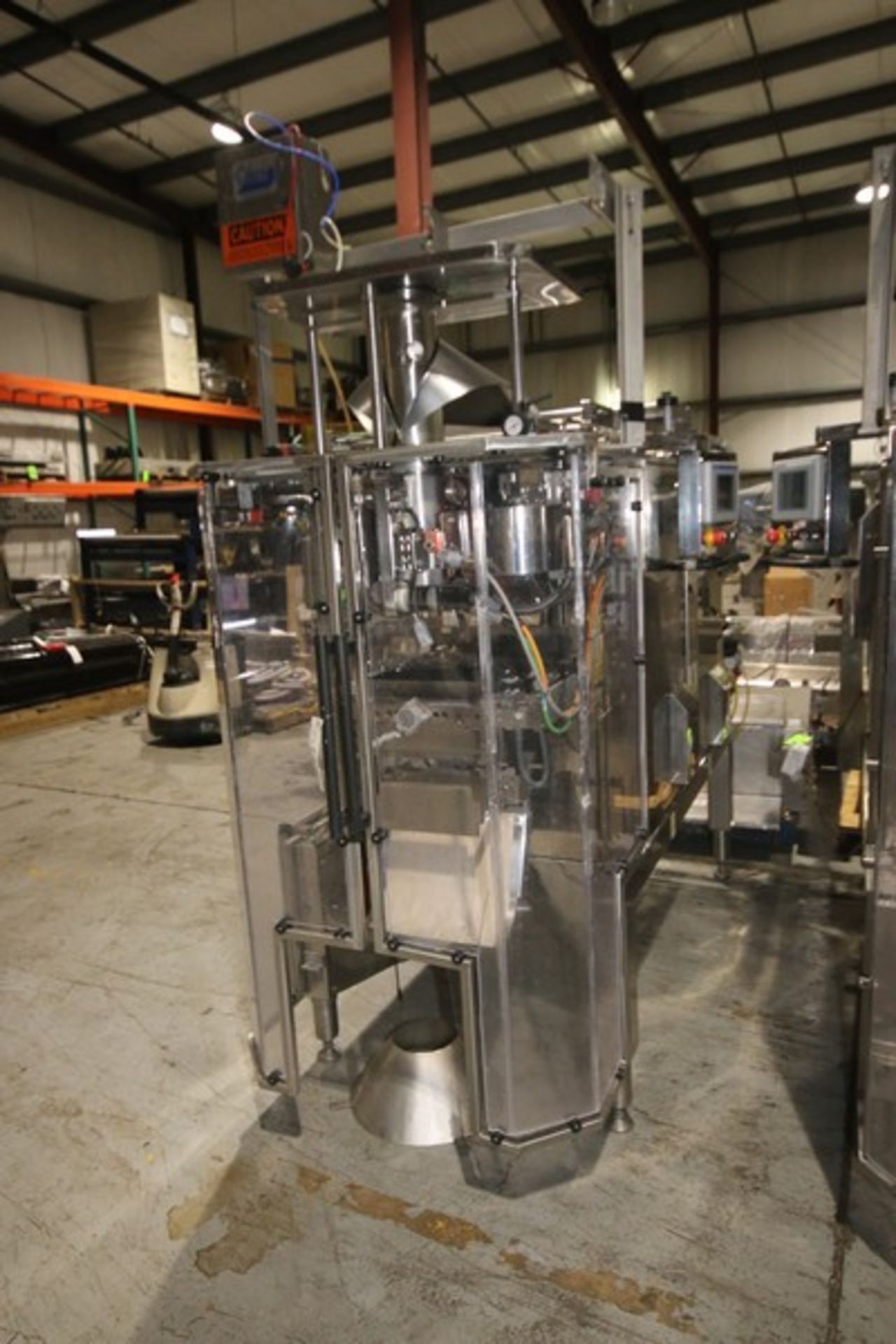 HayssenSandiacre Vertical Form, Fill, & Seal Machine, M/N NOVUS 350, All Stainless Steel Design, - Image 2 of 19