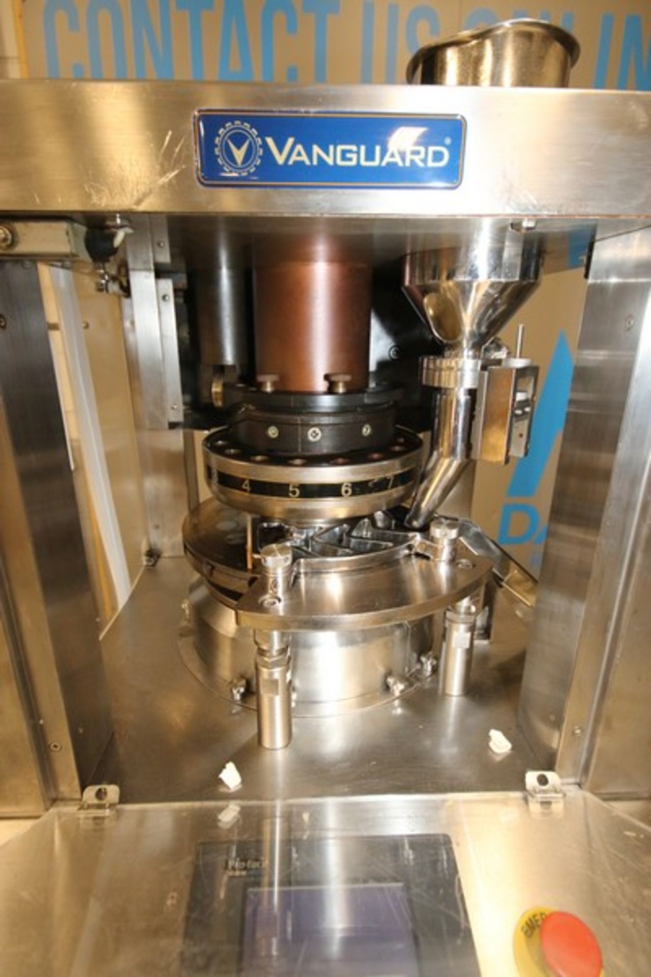 Vanguard 16-Station Tablet Press, with Pro-Face Digital Display, with (2) S/S Hoppers, Mounted on - Image 5 of 12