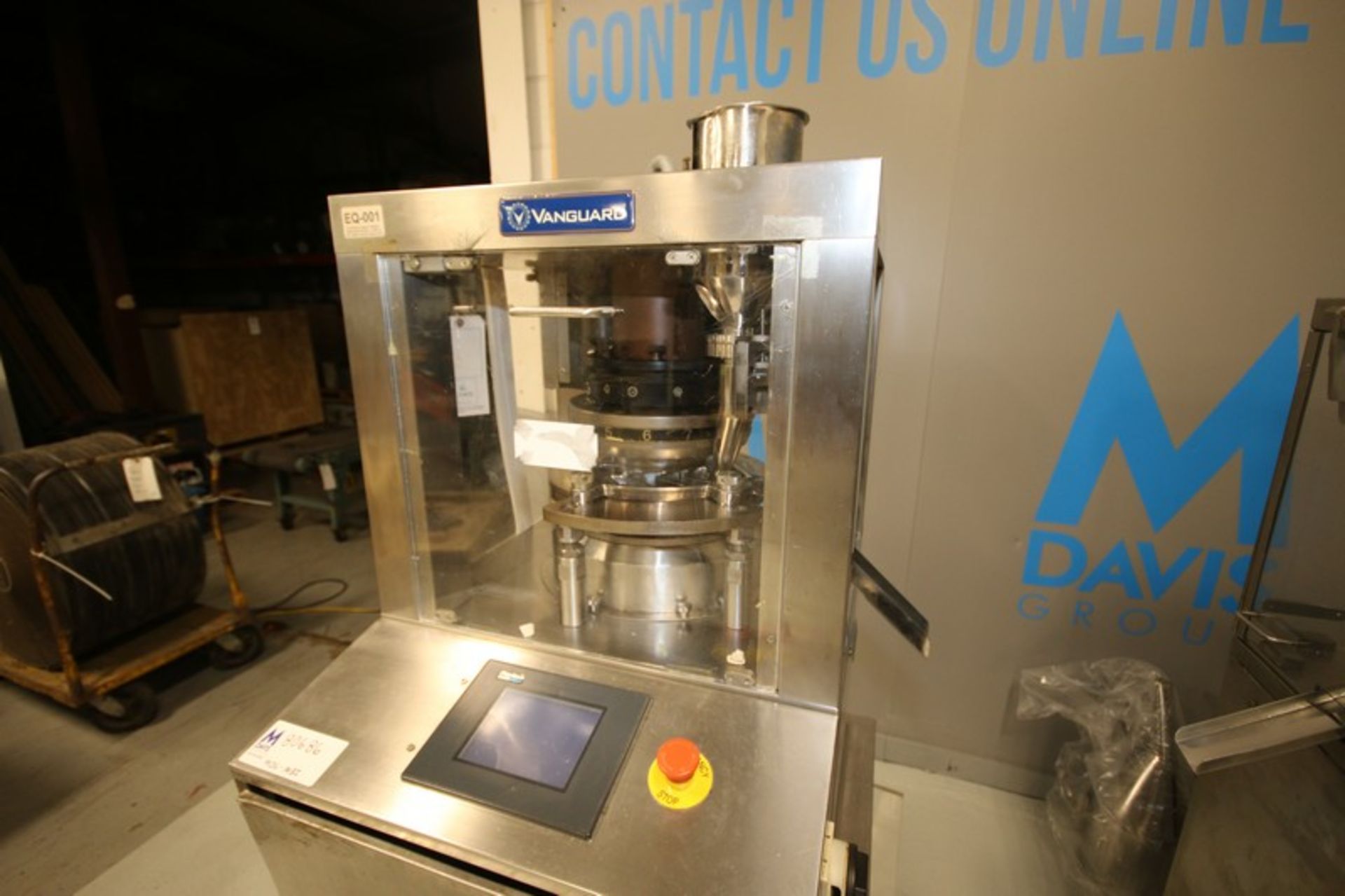 Vanguard 16-Station Tablet Press, with Pro-Face Digital Display, with (2) S/S Hoppers, Mounted on - Image 4 of 12