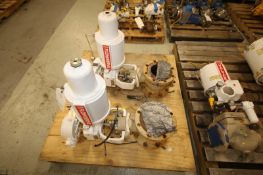 Lot of (2) Flowserve Valtek 6" Pneumatic Control Valves, Type Maxflo, with Logix 3200IQ Digital