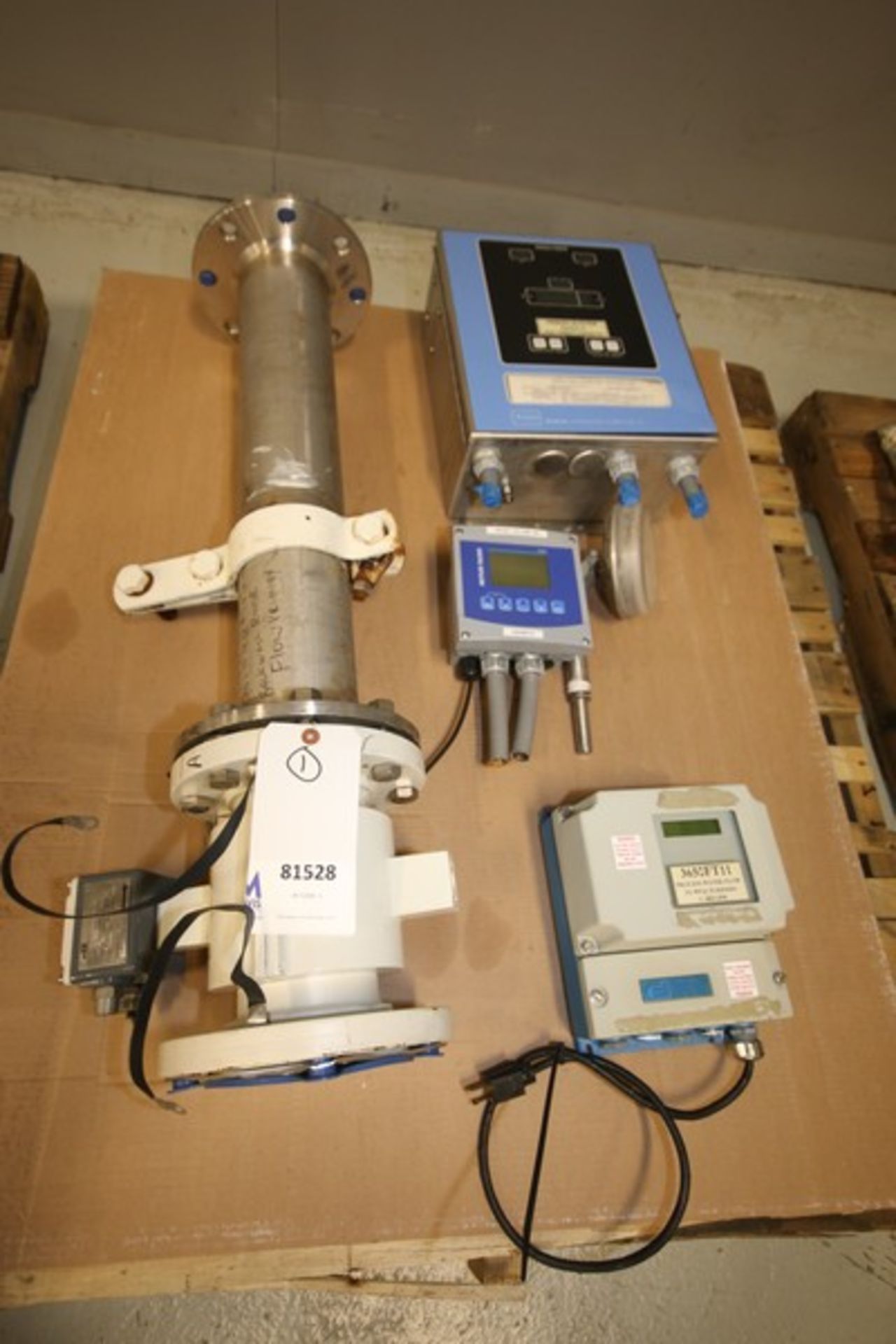 ABB 4" Flow Meter with Flanged Connections, Includes (3) Assorted Read-Outs with McNab HSA1 Inlet