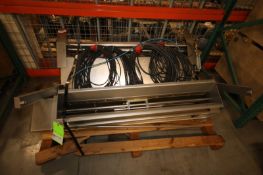 42" L x 8" W S/S Flour Duster, Mounted on a Aprox. 50" W Conveyor Frame (INV#87030)(Located @ the