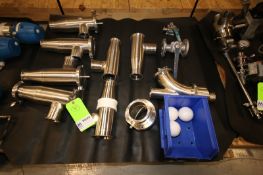 (1) Pallet of Assorted S/s Fittings, Includes Check Valves, Ball Valves & Butterfly Valves (INV#