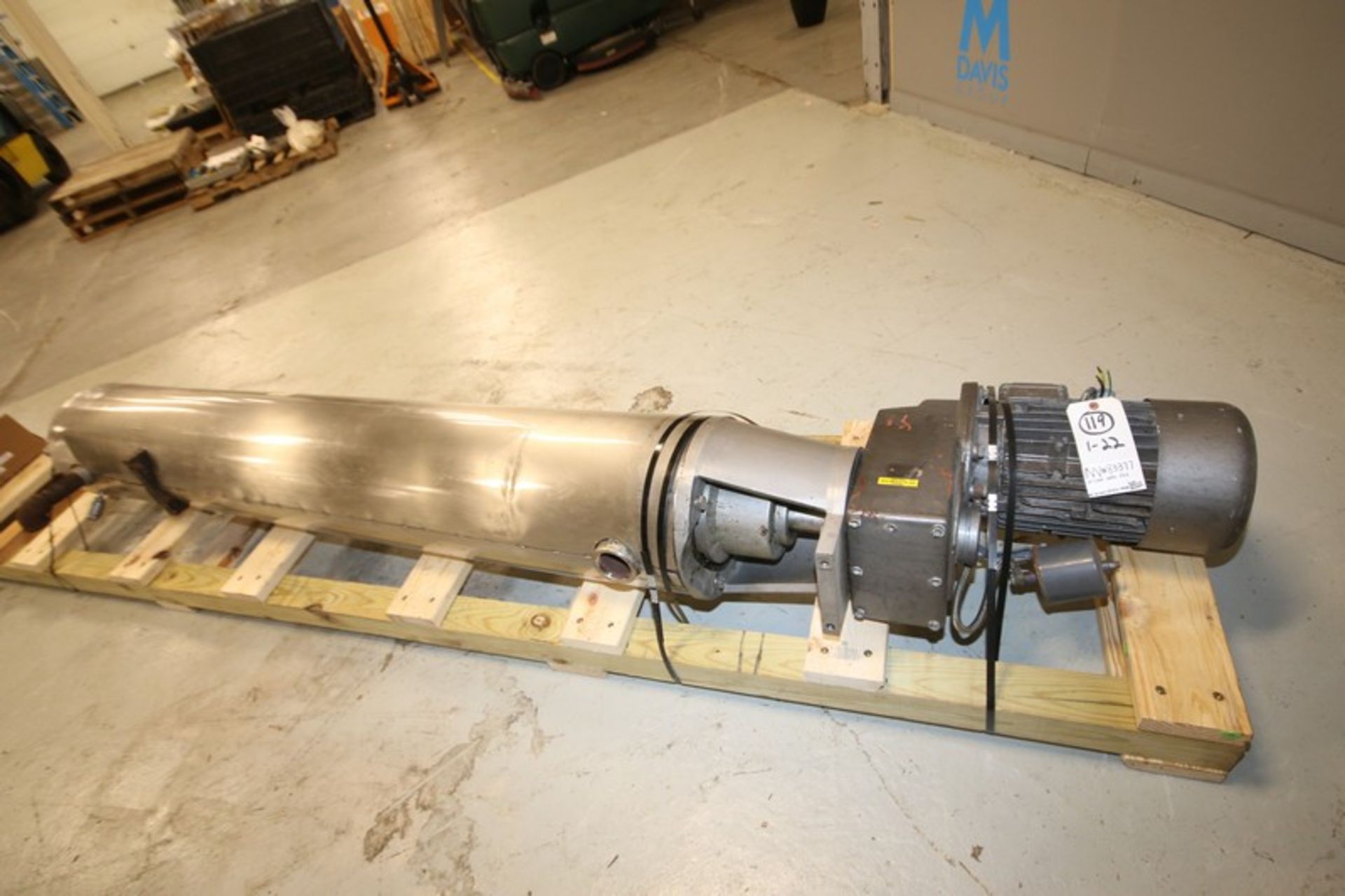 2009 WCB S/S Scrape Surface Heat Exchanger, SN A7699, Sell MAWP 600 psi @400 degrees F, MDMP -20 - Image 4 of 6