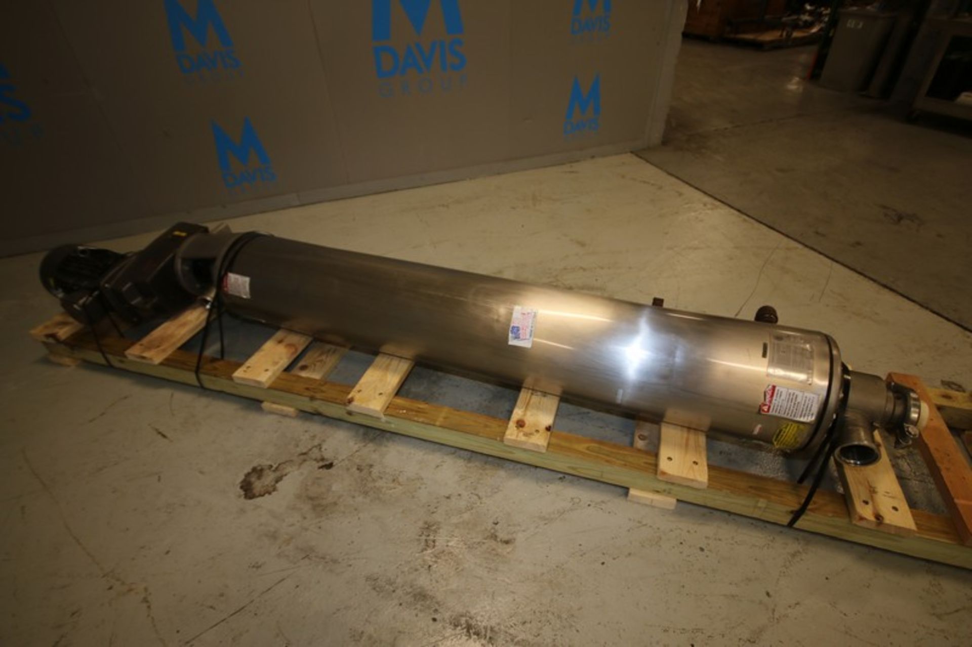 2009 WCB S/S Scrape Surface Heat Exchanger, SN A7699, Sell MAWP 600 psi @400 degrees F, MDMP -20 - Image 2 of 6