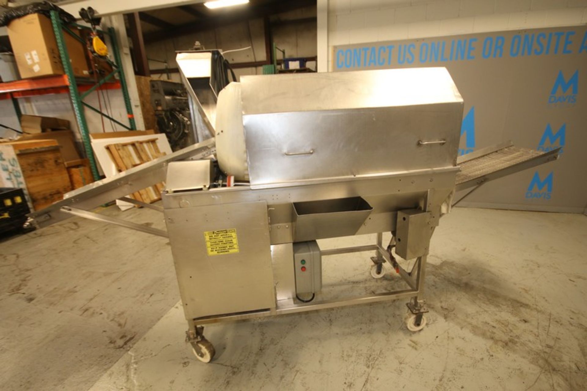 36" L x 24" W, S/S tumbler with 11" x 14" W, In Feed & Out Feed Conveyor, On Board, 8" Vertical S/ - Image 11 of 11