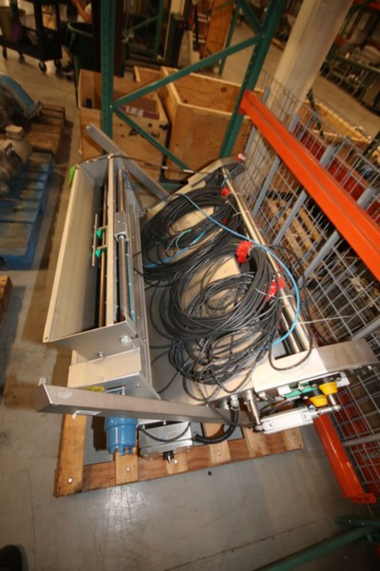 42" L x 8" W S/S Flour Duster, Mounted on a Aprox. 50" W Conveyor Frame (INV#87030)(Located @ the - Image 4 of 5