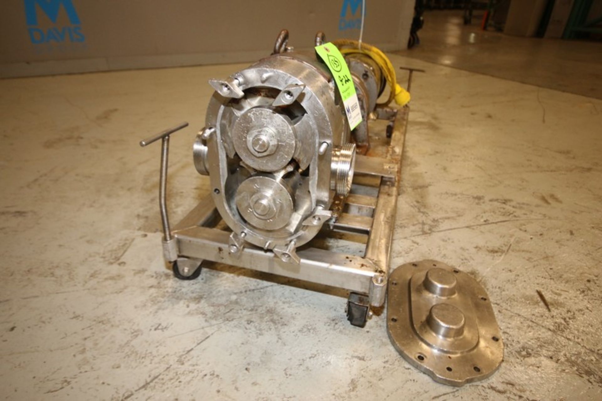 Waukesha S/S Positive Displacement Pump, Size 130, SN 16031 SS, with 3" Threaded S/S Head, Includes - Image 2 of 4