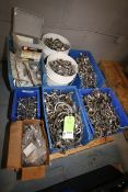 Pallet of Assorted 1.5"-4" Large Assortment of New & Used S/S Clamps (INV#80644)(Located @ the MDG