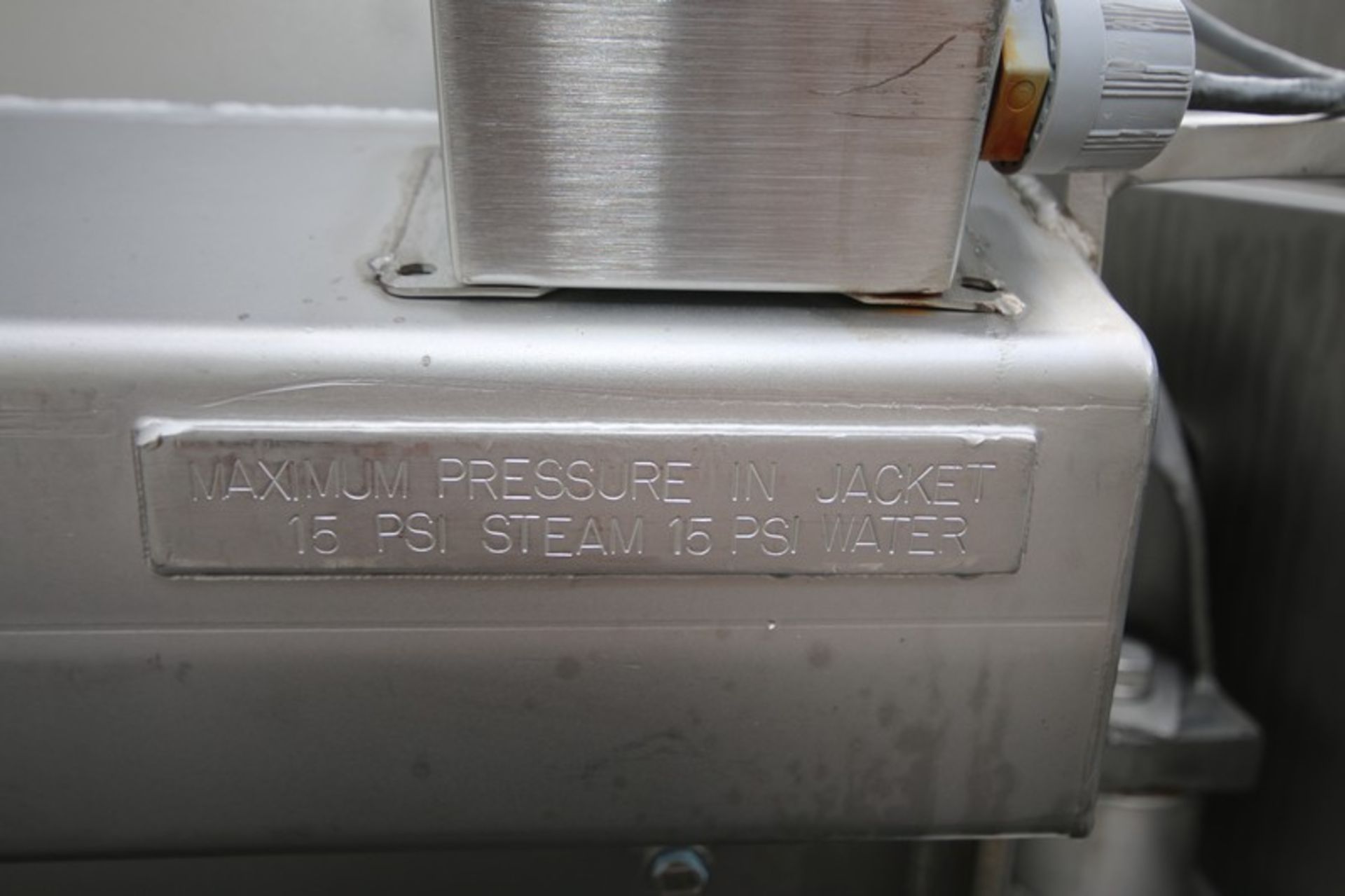 Custom Stainless Equipment Company, Aprox. 6" L x 56" W x 47" D, Jacketed S/S Paddle Blender, - Image 11 of 13