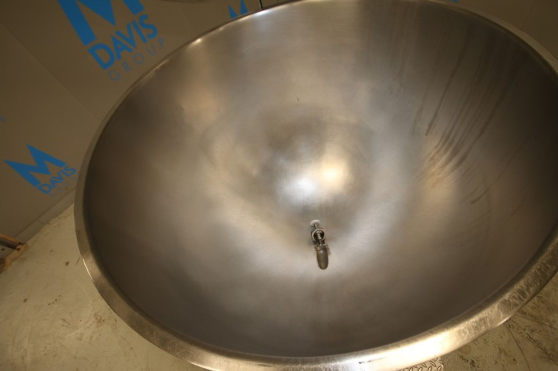 2012 Groen 150 Gallon S/S Jacketed Kettle, Model 150D, SN 75696-1-1, with Hinged Lid, 2" Threaded - Image 2 of 8